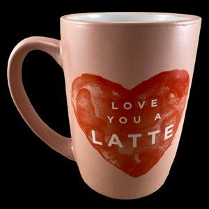Love You A Latte Mug by Ayesha Curry EUC ceramic 14 oz
